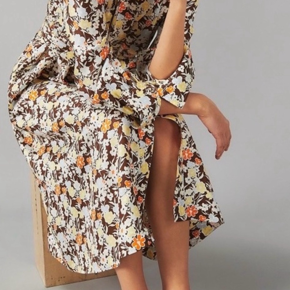 Tory Birch Printed Silk Artist Dress